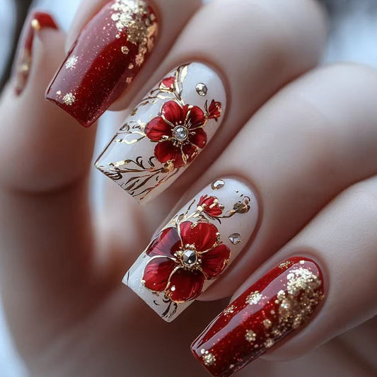 12 Sizes-24 Pcs  Press On Nails 2